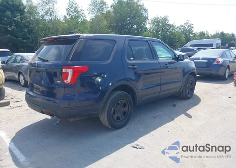 2017 Ford Police Interceptor из США, поврежденный, VIN 1FM5K8AR5HGA79269